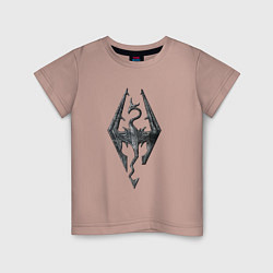 Детская футболка СКАЙРИМ ЛОГО SKYRIM LOGO