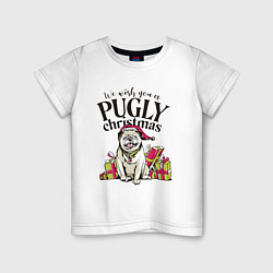 Детская футболка Pugly Christmas