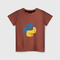 Детская футболка Python язык
