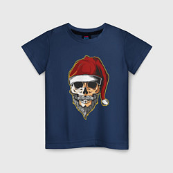 Детская футболка Santa Skull