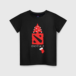 Детская футболка Dota 2- Новый год