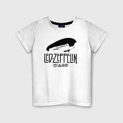 Детская футболка Дирижабль Led Zeppelin с лого участников