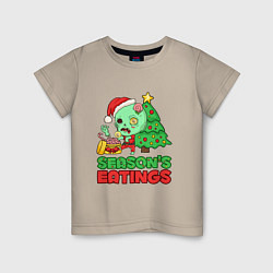 Детская футболка Christmas Zombie