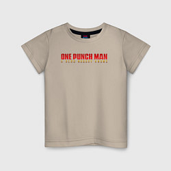 Детская футболка One Punch Man a hero nobody knows