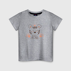 Детская футболка Тигр в короне