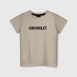 Детская футболка Chevrolet Лого Эмблема спина