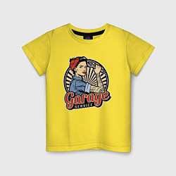 Детская футболка Garage service girls power