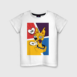 Детская футболка Comics Пес Dog Yes Love
