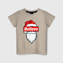 Детская футболка I Believe In Santa Я Верю В Санту