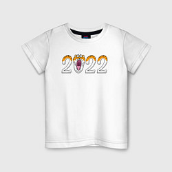 Детская футболка Надпись 2022 - год тигра