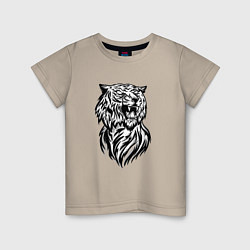 Детская футболка Тигр со шрамом на глазу