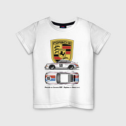 Детская футболка Porsche 911 Carrera RSR - Daytona 24 Hours 1973 Mo