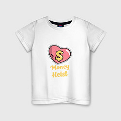 Детская футболка Money Heist Heart