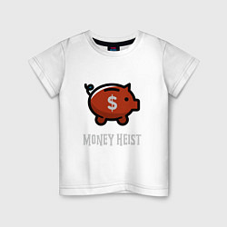 Детская футболка Money Heist Pig