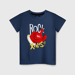 Детская футболка Red mittens Rock this xmas