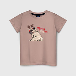 Детская футболка Merry Pugmas