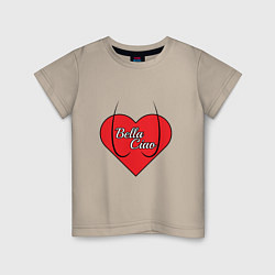 Детская футболка Сердце Белла Чао