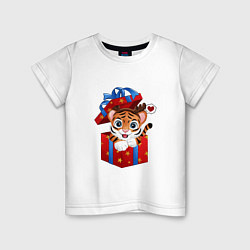 Детская футболка Тигрин сюрприз