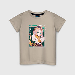 Детская футболка Диона Diona милый котенок, Genshin Impact
