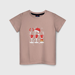 Детская футболка Бокалы шампанского для двоих