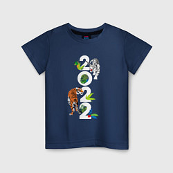 Детская футболка Два тигра 2022