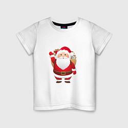 Детская футболка Санта-Клаус подарки