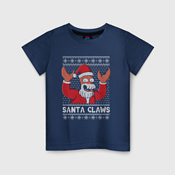 Детская футболка ЗОЙДБЕРГ КЛАУС, SANTA CLAWS ФУТУРАМА