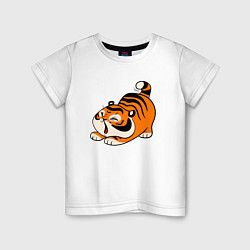 Детская футболка Милый тигренок cute tiger