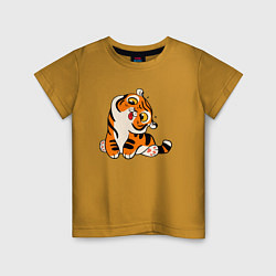 Детская футболка Смешной тигренок