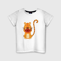Детская футболка Голодный тигр
