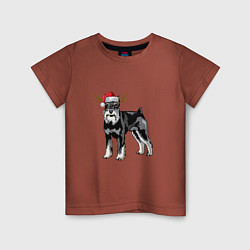 Детская футболка New Year - Dog