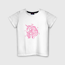 Детская футболка Единорог единорожка
