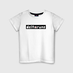 Детская футболка Deltarune - Black Logo