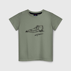 Детская футболка Andy Warhol - signature