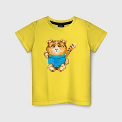 Детская футболка Плюшевый тигренок