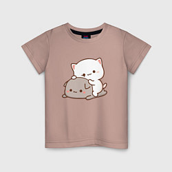 Детская футболка Котики играют 02