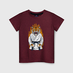 Детская футболка Тигр каратист