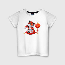 Детская футболка Китайский красный тигр 2022