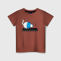 Детская футболка Котик-спортик