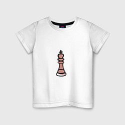 Детская футболка Шахматный король граффити