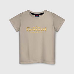 Детская футболка GOLD LOGO GENSHIN IMPACT