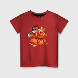 Детская футболка Денежный тигр символ 2022