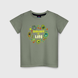 Детская футболка Biology Is Life
