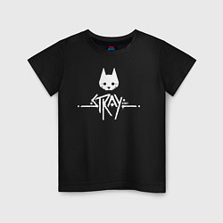 Детская футболка Stray: White Logo