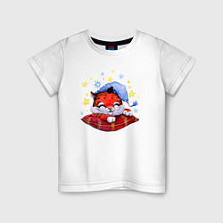 Детская футболка Сонный тигренок