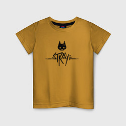 Детская футболка Stray: Black Logo