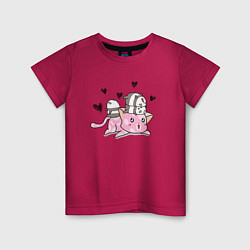 Детская футболка Котик с пандочками