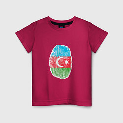 Детская футболка Азербайджан - Отпечаток