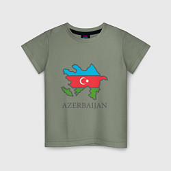 Детская футболка Map Azerbaijan