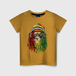 Детская футболка Rasta lioN